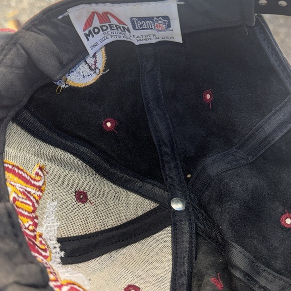 Vintage Washington redskins leather SnapBack - Picture 4 of 4